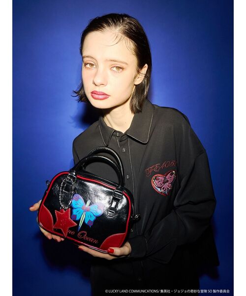 jouetie（ジュエティ）の「【アニメ『ジョジョの奇妙な冒険 ストーンオーシャン』×jouetie】ミニボストンBAG（ボストンバッグ・レディース・ブラック/シルバー・FREE）」の13枚目の写真