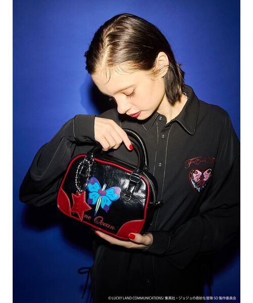 jouetie（ジュエティ）の「【アニメ『ジョジョの奇妙な冒険 ストーンオーシャン』×jouetie】ミニボストンBAG（ボストンバッグ・レディース・ブラック/シルバー・FREE）」の12枚目の写真