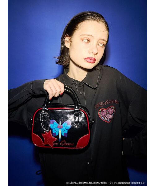 jouetie（ジュエティ）の「【アニメ『ジョジョの奇妙な冒険 ストーンオーシャン』×jouetie】ミニボストンBAG（ボストンバッグ・レディース・ブラック/シルバー・FREE）」の14枚目の写真