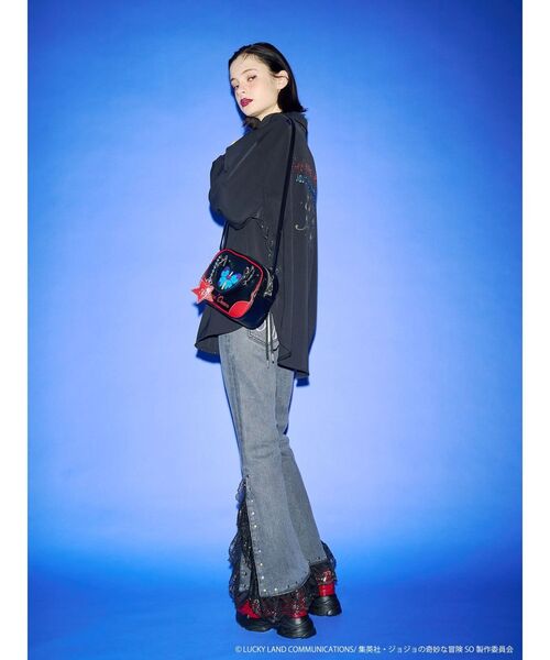 jouetie（ジュエティ）の「【アニメ『ジョジョの奇妙な冒険 ストーンオーシャン』×jouetie】ミニボストンBAG（ボストンバッグ・レディース・ブラック/シルバー・FREE）」の15枚目の写真