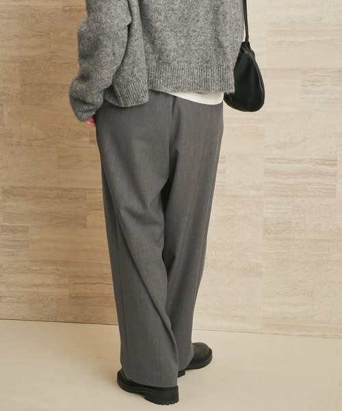 plage（プラージュ）の「LOOSE EASY SLAX パンツ（その他パンツ・レディース・ホワイト/チャコールグレー・38/36/34）」の21枚目の写真