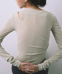 【kiehtova】ONE SHOULDER DRAPE TOPS/ワンショルダードレープトップス KTWR52