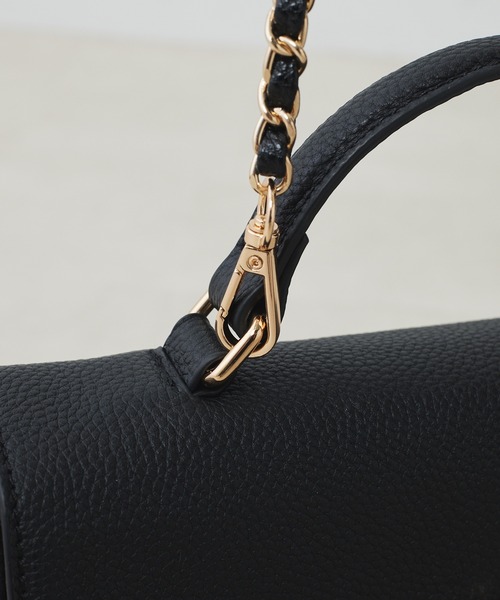 PUAL CE CIN(ピュアルセシン)の「チェーンショルダー2WAYバッグ(ショルダーバッグ・レディース・ブラック・FREE)」の9枚目の写真