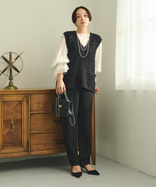 PUAL CE CIN(ピュアルセシン)の「チェーンショルダー2WAYバッグ(ショルダーバッグ・レディース・ブラック・FREE)」の11枚目の写真