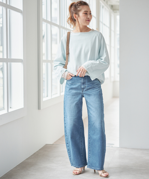 Spick & Span(スピックアンドスパン)の「《新色有り / 追加》SCREEN STARS/スクリーンスターズ 別注カットオフプルオーバー(スウェット・レディース・グレー/サックスブルー・FREE)」の4枚目の写真