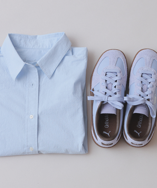 SLOBE IENA(スローブイエナ)の「Wash Cotton Color シャツ(シャツ/ブラウス・レディース・サックスブルー/イエロー/グリーン系その他/ピンク・FREE)」の17枚目の写真