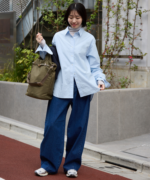 SLOBE IENA(スローブイエナ)の「Wash Cotton Color シャツ(シャツ/ブラウス・レディース・サックスブルー/イエロー/グリーン系その他/ピンク・FREE)」の18枚目の写真
