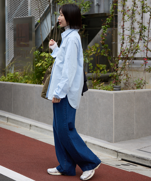 SLOBE IENA(スローブイエナ)の「Wash Cotton Color シャツ(シャツ/ブラウス・レディース・サックスブルー/イエロー/グリーン系その他/ピンク・FREE)」の20枚目の写真