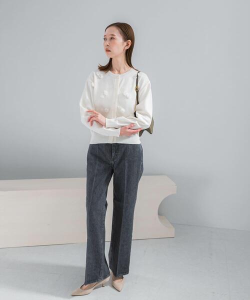 セール】フラワーモチーフカーディガン（カーディガン/ボレロ）｜URBAN