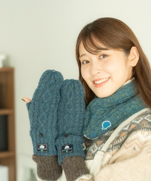 セール】指先2WAY仕様で、スマホ対応も防寒も◎。北欧デザインの「2WAY