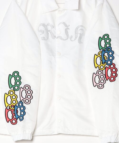 GALFY（ガルフィー）の「【GALFY/ガルフィー】メリケンHERTSコーチJKT（ブルゾン・メンズ・ホワイト/オレンジ/ブラック・M/L/XL）」の18枚目の写真