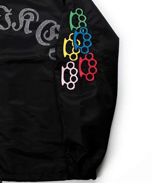 GALFY（ガルフィー）の「【GALFY/ガルフィー】メリケンHERTSコーチJKT（ブルゾン・メンズ・ホワイト/オレンジ/ブラック・M/L/XL）」の11枚目の写真