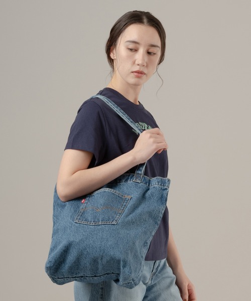 Levi's(リーバイス)の「Levi's/リーバイス トートバッグ(トートバッグ・レディース・インディゴブルー・OS)」の1枚目の写真