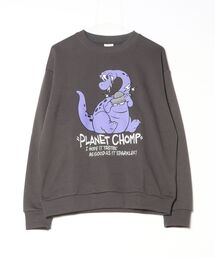 ARCADE（アーケード）の「サガラ刺繍 モンスターデザイン 裏毛スウェットトレーナ LEMOXX（スウェット）」
