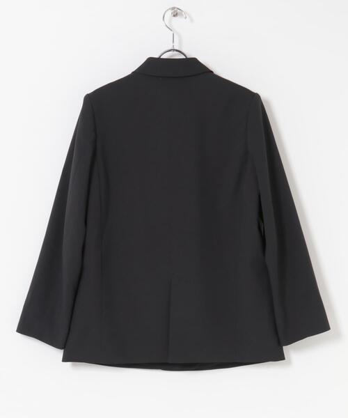 URBAN RESEARCH ROSSO WOMEN（アーバンリサーチ　ロッソ）の「防シワシャンブレーツイルダブルジャケット（その他アウター・レディース・ブラック/ベージュ系その他・36/38）」の21枚目の写真
