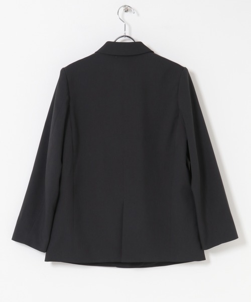 URBAN RESEARCH ROSSO WOMEN（アーバンリサーチ　ロッソ）の「防シワシャンブレーツイルダブルジャケット（その他アウター・レディース・ブラック/ベージュ系その他・36/38）」の20枚目の写真