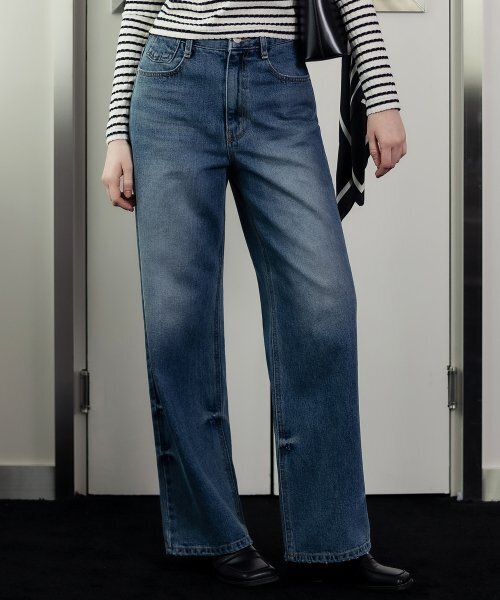 HARDCORE HAPPINESS（ハードコアハピネス）の「WIDE FIT DMG WASHING DENIM（デニムパンツ・レディース・その他・S/M）」の6枚目の写真