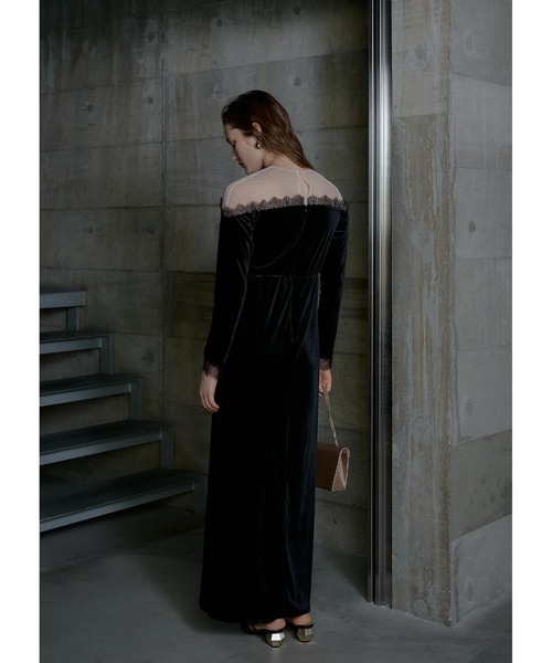 Ladylike velour dress（ドレス）｜LE'RURE（リルアー）のファッション