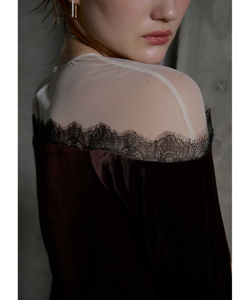 Ladylike velour dress（ドレス）｜LE'RURE（リルアー）のファッション