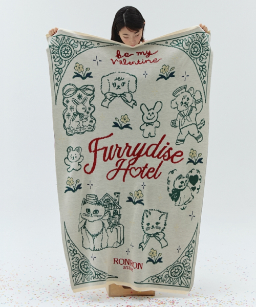 FURRYDISE BLANKET IVORY