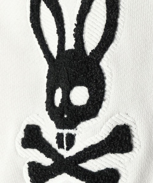 Psycho Bunny（サイコバニー）の「サガラ刺繍 クロスオーバーロゴパーカ（パーカー・メンズ・ホワイト/ブラック・MEDIUM/SMALL/X-LARGE/LARGE）」の12枚目の写真