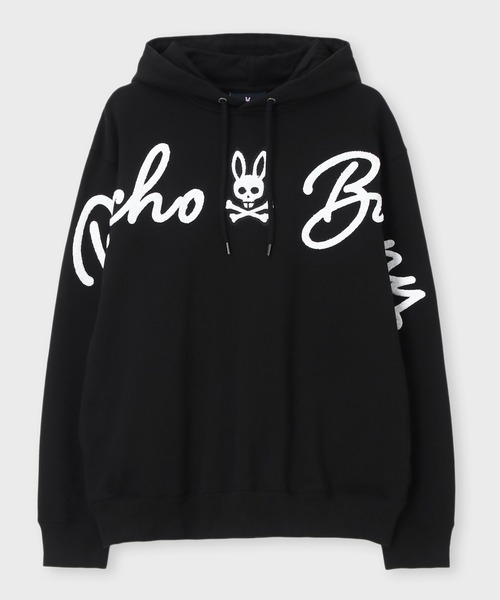 Psycho Bunny（サイコバニー）の「サガラ刺繍 クロスオーバーロゴパーカ（パーカー・メンズ・ホワイト/ブラック・MEDIUM/SMALL/X-LARGE/LARGE）」の16枚目の写真