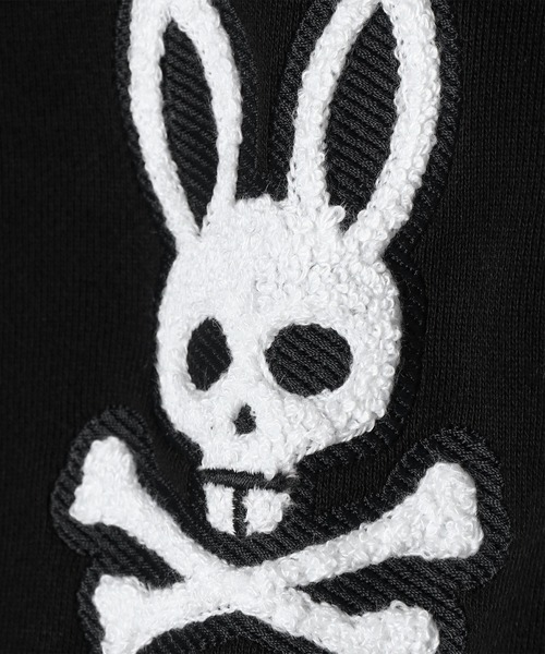 Psycho Bunny（サイコバニー）の「サガラ刺繍 クロスオーバーロゴパーカ（パーカー・メンズ・ホワイト/ブラック・MEDIUM/SMALL/X-LARGE/LARGE）」の17枚目の写真