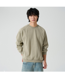 OWSA（オウサ）の「ピグメントレグラン裏起毛スウェット 2カラー（スウェット）」