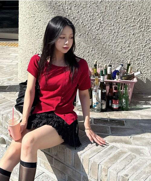 ROSEFRANTZ（ロゼフランツ）の「CanCan Ribbon Mini Skirt [Black]（スカート・レディース・その他・FREE）」の6枚目の写真