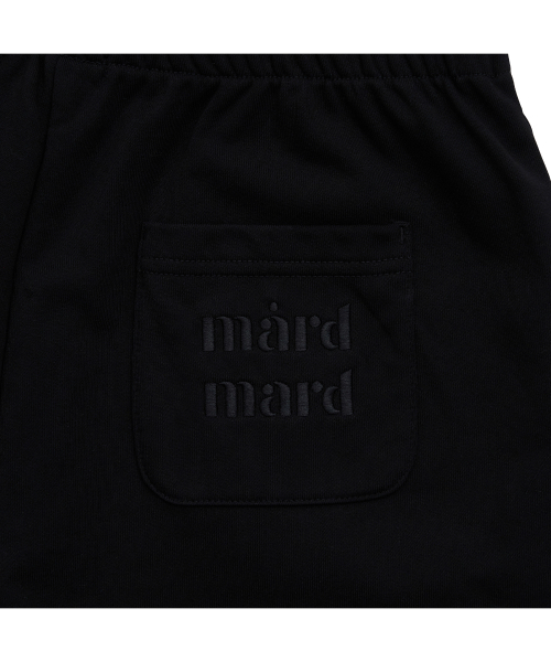 MARDMARD（マードマード）の「ポケットポイントスウェットショーツ-ブラック（その他パンツ・レディース・その他・FREE）」の4枚目の写真