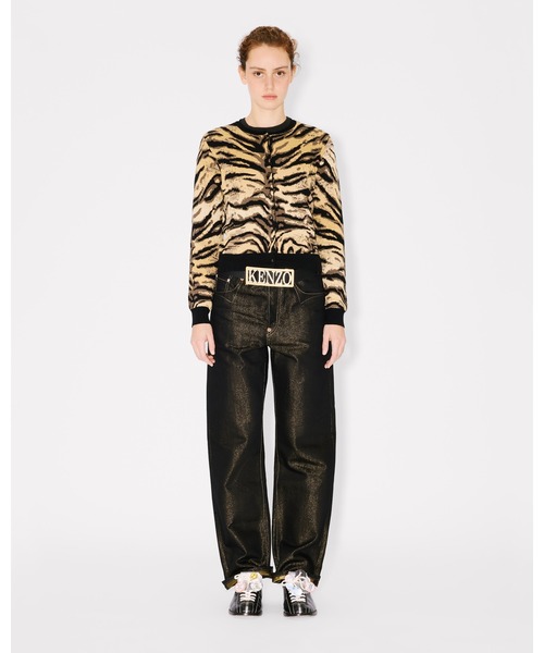 KENZO（ケンゾー）の「'KENZO Tiger' カーディガン イン ミックス コットン & ウール（カーディガン/ボレロ・レディース・イエロー系その他・SMALL）」の5枚目の写真