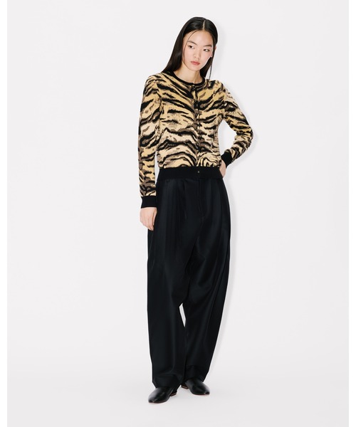 KENZO（ケンゾー）の「'KENZO Tiger' カーディガン イン ミックス コットン & ウール（カーディガン/ボレロ・レディース・イエロー系その他・SMALL）」の6枚目の写真