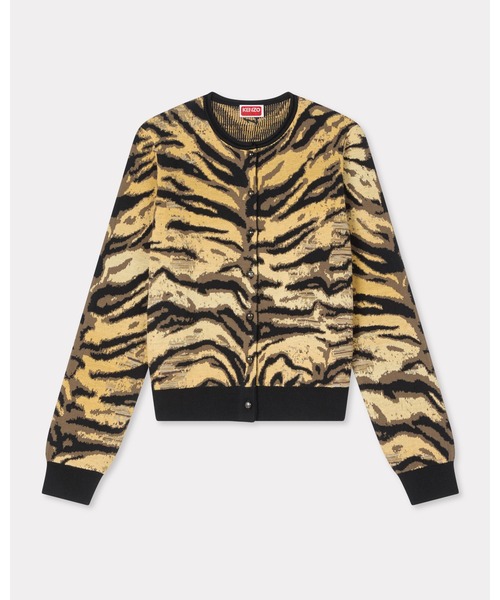 KENZO（ケンゾー）の「'KENZO Tiger' カーディガン イン ミックス コットン & ウール（カーディガン/ボレロ・レディース・イエロー系その他・SMALL）」の7枚目の写真