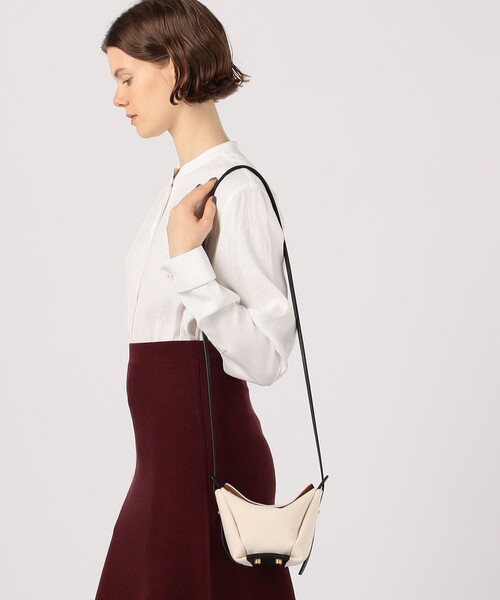 TOMORROWLAND （トゥモローランド）の「ADVENE MINI AGE コットンキャンバス バッグ（ハンドバッグ・レディース・ホワイト系その他・FREE）」の3枚目の写真