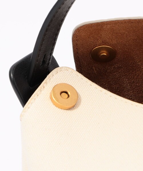 TOMORROWLAND （トゥモローランド）の「ADVENE MINI AGE コットンキャンバス バッグ（ハンドバッグ・レディース・ホワイト系その他・FREE）」の9枚目の写真