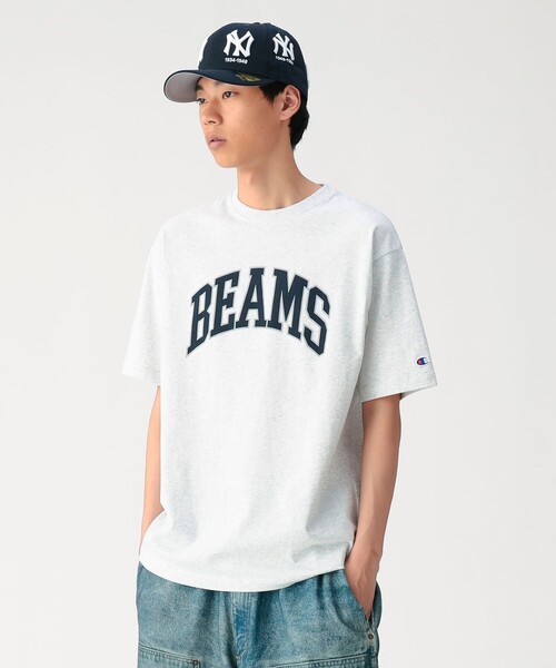 Champion(チャンピオン)の「【別注】Champion / Beams Logo T-shirt(Tシャツ/カットソー・メンズ・ホワイト/ブラック系その他/ヘザーグレー・M/S/XL/L)」の18枚目の写真