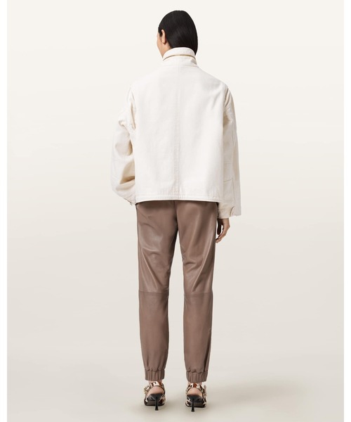 ALLSAINTS(オールセインツ)の「JEN LEATHER JOGGERS | JEN レザー ジョガー(その他パンツ・レディース・ブラウン系その他・6/8/10/4)」の6枚目の写真