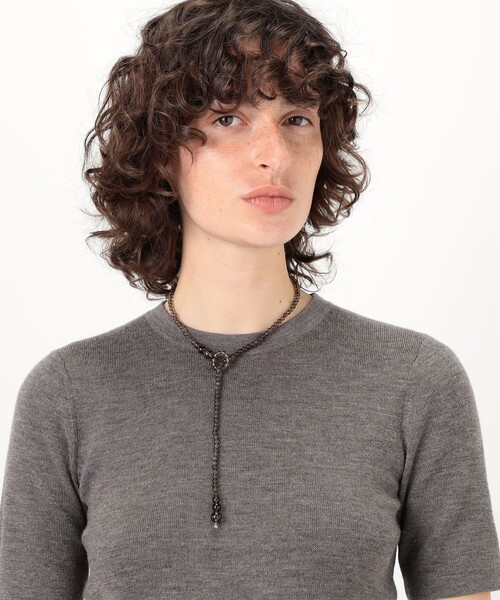 SASKIA DIEZ（サスキアディッツ）の「SASKIA DIEZ DROP ネックレス（ネックレス・レディース・グレー・FREE）」の2枚目の写真