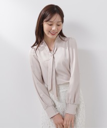 PROPORTION BODY DRESSING | ＜ウォッシャブル＞キラ釦ボウタイブラウス / 1216110207(シャツ/ブラウス)