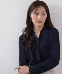 PROPORTION BODY DRESSING | <ウォッシャブル>キラ釦ボウタイブラウス / 1216110207(シャツ/ブラウス)