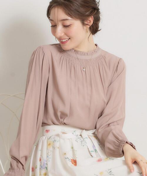 couture brooch（クチュールブローチ）の「【前後2WAY・洗える】RTピケ リボン ブラウス（シャツ/ブラウス・レディース・アイボリー/サンドベージュ/ブラウン系その他・40/38/42/36）」の3枚目の写真