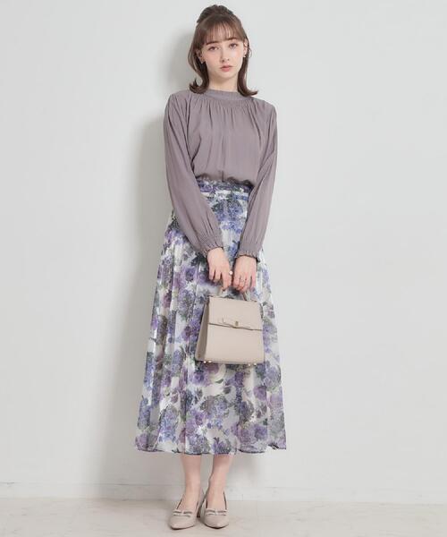 couture brooch（クチュールブローチ）の「【前後2WAY・洗える】RTピケ リボン ブラウス（シャツ/ブラウス・レディース・アイボリー/サンドベージュ/ブラウン系その他・40/38/42/36）」の20枚目の写真