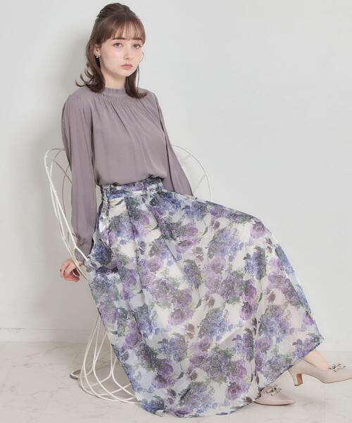 couture brooch（クチュールブローチ）の「【前後2WAY・洗える】RTピケ リボン ブラウス（シャツ/ブラウス・レディース・アイボリー/サンドベージュ/ブラウン系その他・40/38/42/36）」の21枚目の写真