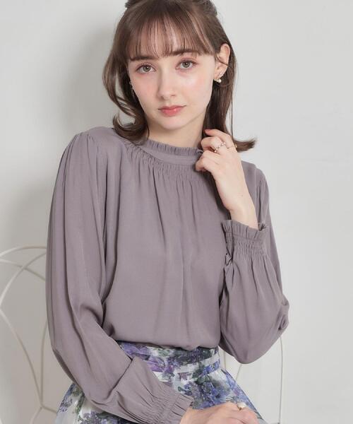 couture brooch（クチュールブローチ）の「【前後2WAY・洗える】RTピケ リボン ブラウス（シャツ/ブラウス・レディース・アイボリー/サンドベージュ/ブラウン系その他・40/38/42/36）」の22枚目の写真