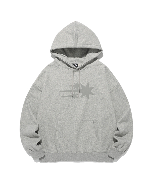 NICE GHOST CLUB（ナイスゴーストクラブ）の「3STAR HOODIE_GREY(NG2GSUM400A)（パーカー・レディース・グレー・SMALL/MEDIUM/LARGE）」の2枚目の写真