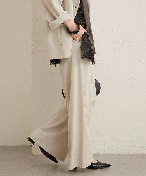 Omekashi(オメカシ)の「バイアスワイドパンツ(その他パンツ・レディース・ホワイト系その他/ブラック・FREE)」の6枚目の写真