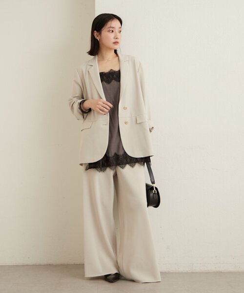 Omekashi(オメカシ)の「バイアスワイドパンツ(その他パンツ・レディース・ホワイト系その他/ブラック・FREE)」の9枚目の写真