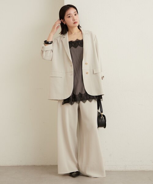 Omekashi(オメカシ)の「バイアスワイドパンツ(その他パンツ・レディース・ホワイト系その他/ブラック・FREE)」の10枚目の写真