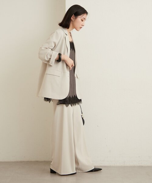 Omekashi(オメカシ)の「バイアスワイドパンツ(その他パンツ・レディース・ホワイト系その他/ブラック・FREE)」の11枚目の写真