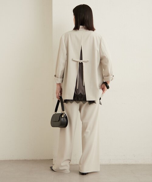 Omekashi(オメカシ)の「バイアスワイドパンツ(その他パンツ・レディース・ホワイト系その他/ブラック・FREE)」の12枚目の写真